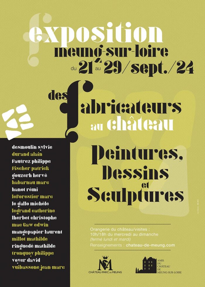 Affiche exposition des fabricateurs au château